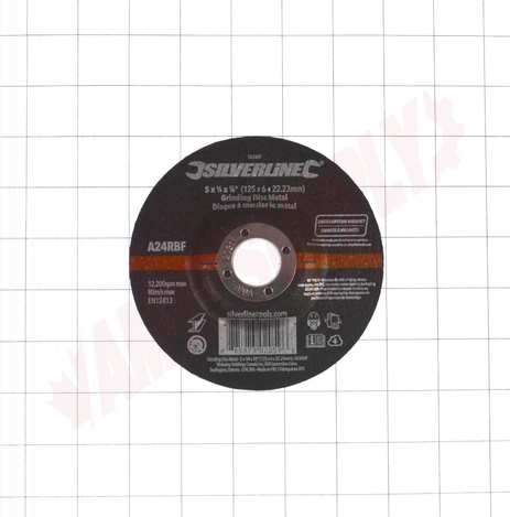 Photo 4 of 563409 : Silverline Heavy Duty Metal Grinding Disc, 5 x 1/4