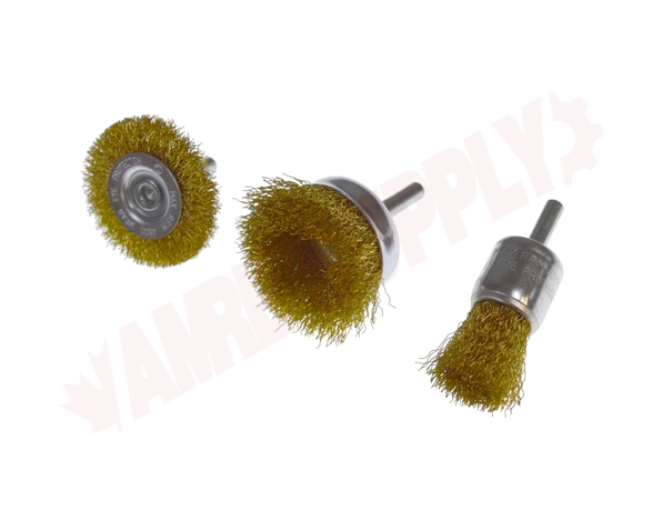 Photo 1 of 606377 : Silverline Rotary Tool Wire Brush Set, 3 Piece
