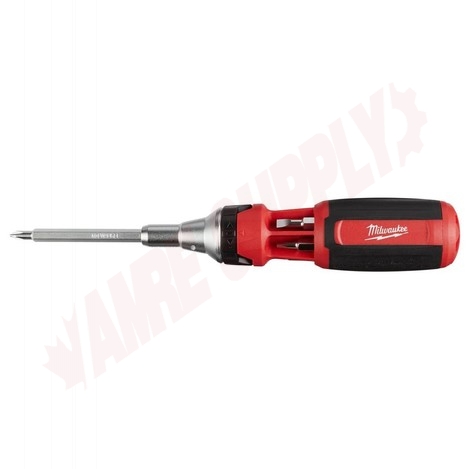 Photo 1 of 48-22-2322 : Milwaukee 9-in-1 Square Drive Ratcheting Multi-Bit Driver
