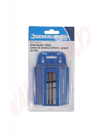 Photo 1 of 291403 : Silverline Utility Knife Blades, 1/32, 100/Pack