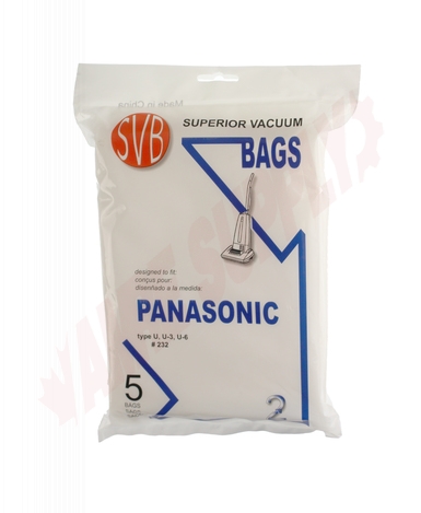 Photo 3 of BA232 : Panasonic Vacuum Bags, 5/Pack