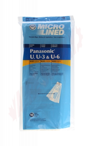 Photo 3 of BA875 : Panasonic Upright Vacuum Bag, 10/Pack