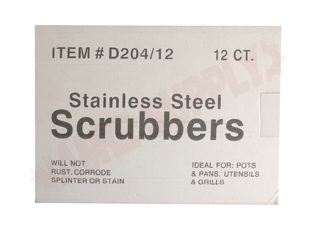 Photo 6 of KA50SS : Continental Stainless Steel Scouring Sponges, 12/Pack
