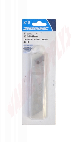 Photo 4 of 804119 : Silverline Snap-Off Utility Knife Blades, 1, 10/Pack
