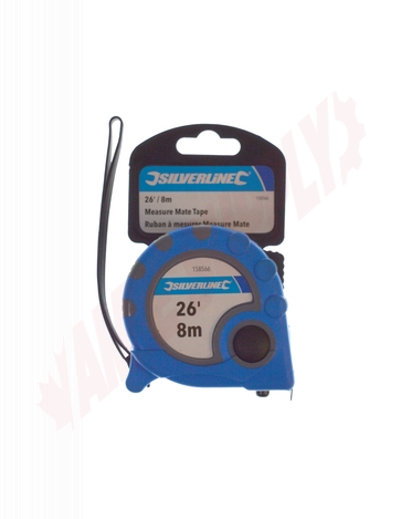 Photo 9 of 158566 : Silverline Tape Measure, 26', SAE (inches) & Metric