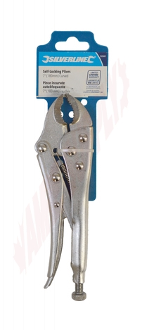 Photo 2 of 263668 : Silverline Self-Locking Curved Jaw Pliers, 7