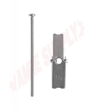 Photo 2 of STZ144VMK : Reliable Fasteners Drywall, Tile & Plaster Spring Toggle Bolt, 1/4 x 4, 2/Pack