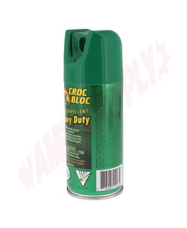 Photo 2 of 12435 : Croc Bloc Heavy Duty Aerosol Insect Repellent, 28% DEET, 150g