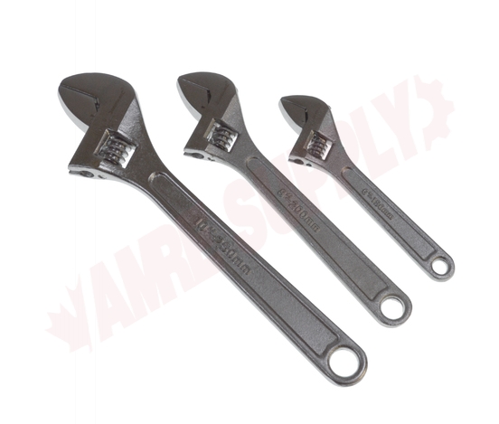 Photo 1 of 802259 : Silverline Adjustable Wrench Set, 3 piece