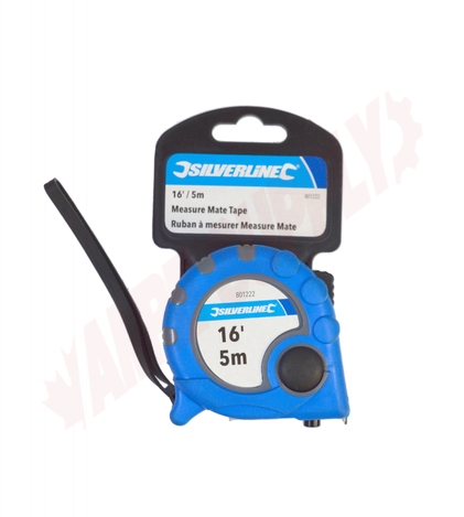 Photo 11 of 801222 : Silverline Tape Measure, 16', SAE (inches) & Metric