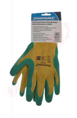 Photo 2 of 477392 : Silverline Cut-Resistant Gloves, 10 Gauge Kevlar, Large