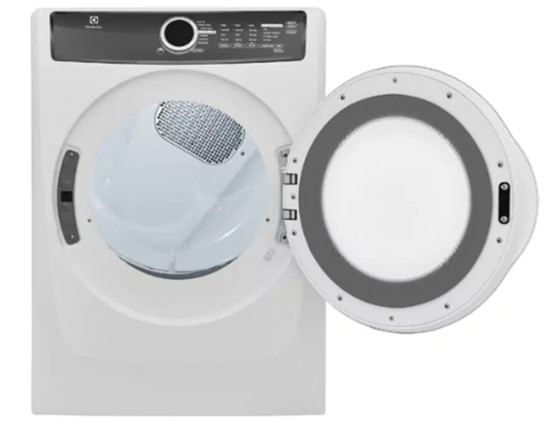 Photo 3 of EFMC427UIW : Frigidaire Electrolux 8.0 cu. ft. Front Load Electric Dryer, White