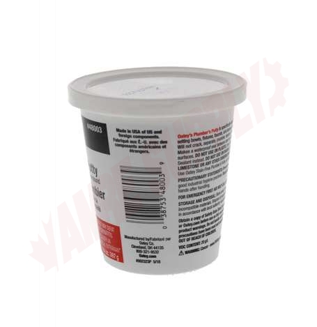 Photo 3 of 48003 : Oatey Plumber's Putty, 14oz