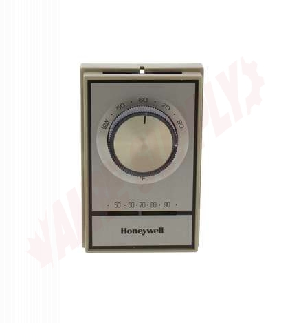 Photo 1 of T498A1778 : Honeywell Home Line Voltage SPST Electric Heat Thermostat, Brushed Gold, °F