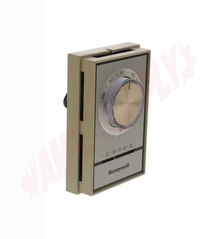 Photo 8 of T498A1778 : Honeywell Home Line Voltage SPST Electric Heat Thermostat, Brushed Gold, °F