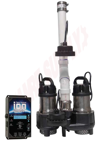 Photo 1 of MPK20316 : Ion Power Pac Sump Pump System, 53 GPM 1/3HP w/ Level Control