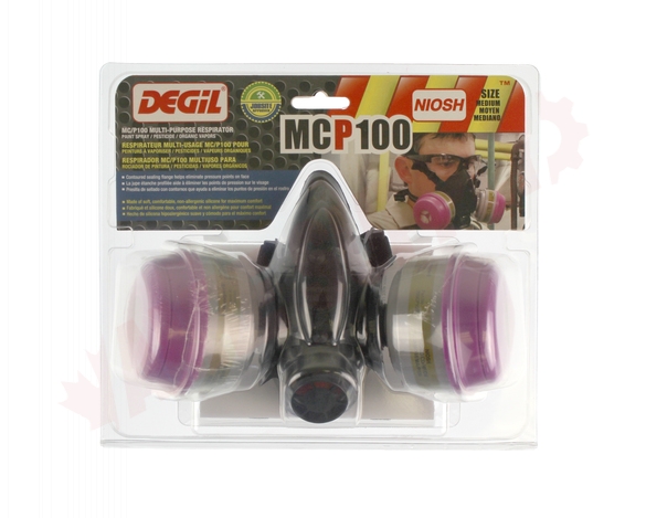 Photo 2 of 75RWS-54035D : Degil Multi-Purpose Silicone Half Mask, 2 Cartridges