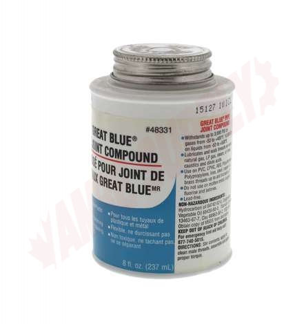 Photo 2 of 158069 : Oatey Great Blue Pipe Joint Compound, 8oz