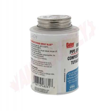 Photo 7 of 158069 : Oatey Great Blue Pipe Joint Compound, 8oz