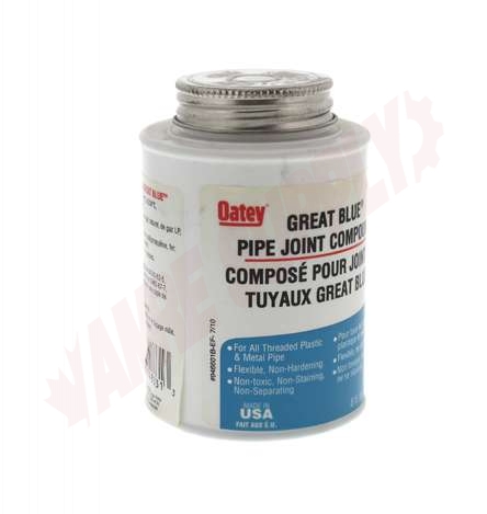 Photo 8 of 158069 : Oatey Great Blue Pipe Joint Compound, 8oz