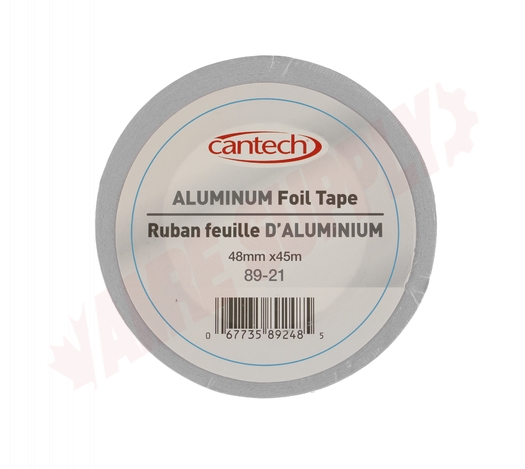 Photo 2 of 89-21-48X45 : Cantech Aluminum Foil Duct Tape, 1-7/8 x 148'