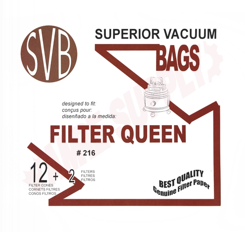 Photo 4 of BA216 : Sanitaire Disposable Vacuum Bags, 3/Pack