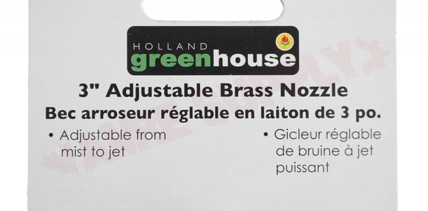 Photo 4 of N000602 : Holland Greenhouse 3 Adjustable Nozzle, Brass
