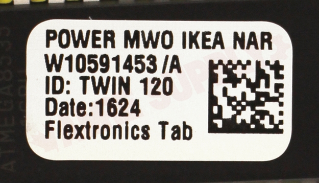 Photo 11 of W11196485 : Whirlpool Microwave Electronic Control Board