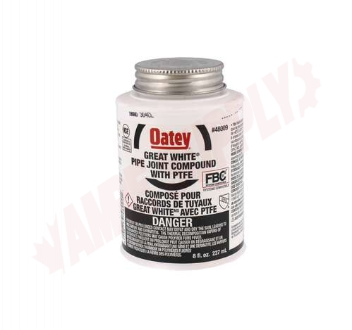 Photo 1 of 48009 : Oatey Great White Pipe Joint Compound, 8oz