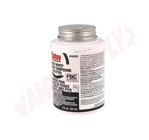 Photo 2 of 48009 : Oatey Great White Pipe Joint Compound, 8oz
