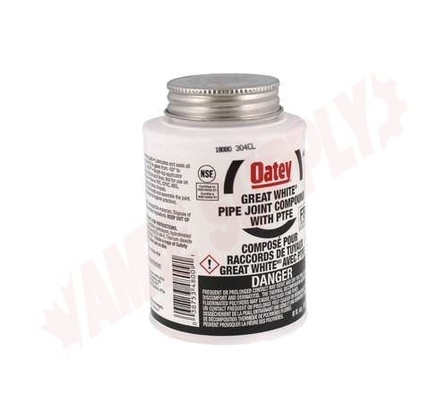 Photo 8 of 48009 : Oatey Great White Pipe Joint Compound, 8oz