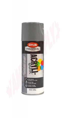 Photo 1 of 41608 : Krylon Industrial Acrylic-Quik Acrylic Spray Paint, Smoke Grey