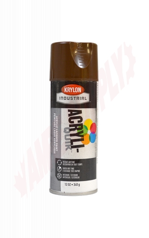 Photo 1 of 42501 : Krylon Industrial Acrylic-Quik Acrylic Spray Paint, Leather Brown