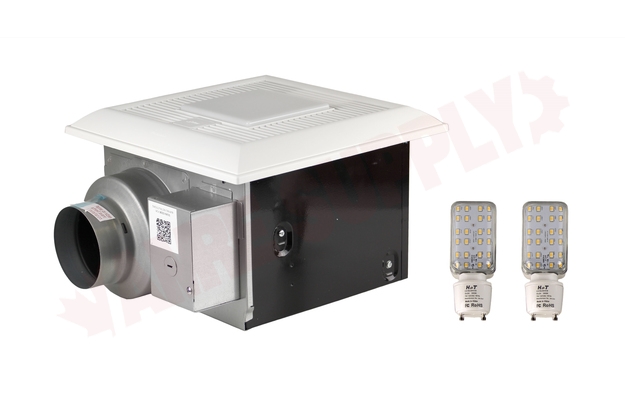 Photo 2 of FV-0511VKSL1 : Panasonic WhisperGreen Select Exhaust Fan with Light, 30-110 CFM