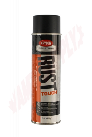 Photo 1 of K00779 : Krylon Rust Tough Acrylic Alkyd Enamel, Semi-Gloss Black