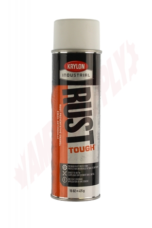 Photo 1 of K00919 : Krylon Spray Paint, Semi-Gloss White