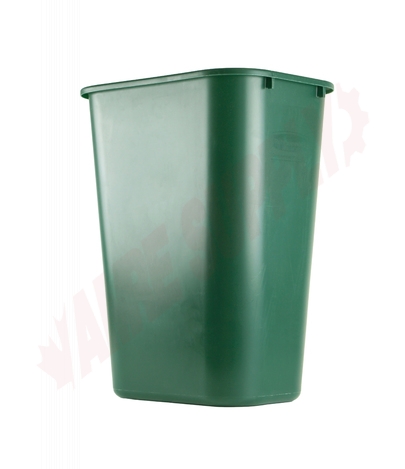 Photo 1 of 1829406 : Rubbermaid Large Wastebasket, 10.3 gal., Green