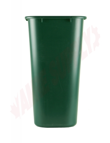 Photo 3 of 1829406 : Rubbermaid Large Wastebasket, 10.3 gal., Green