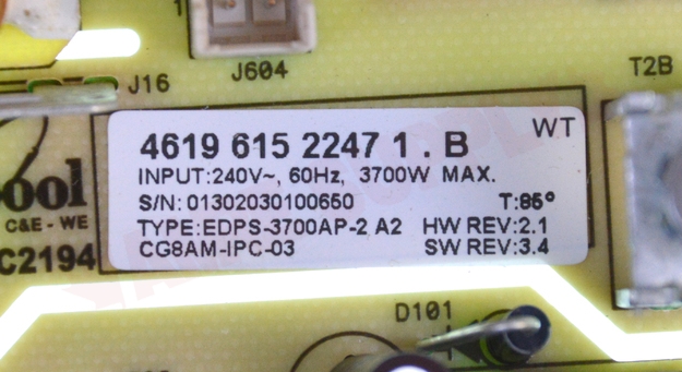 Photo 5 of WPW10328487 : Whirlpool WPW10328487 Range Electronic Control Board