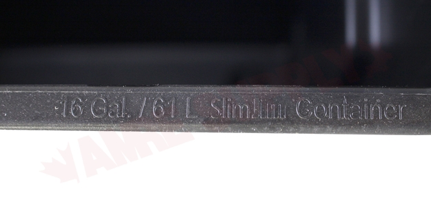 Photo 5 of 1955959 : Rubbermaid Vented Slim Jim® 16 Gallon, Black