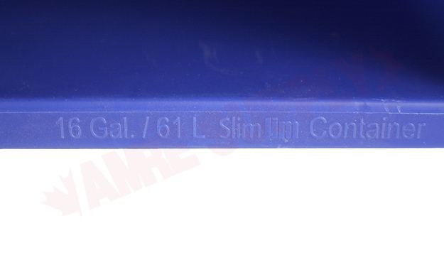 Photo 5 of 1971257 : Rubbermaid Vented Slim Jim® 16 Gallon, Blue