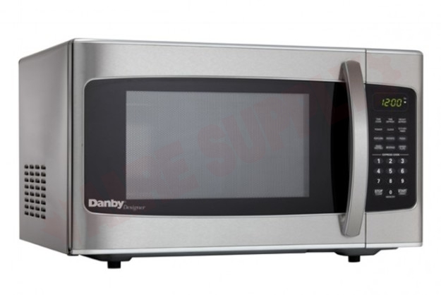 Photo 1 of DMW111KSSDD : Danby 1.1 cu. ft. Countertop Microwave Oven, Stainless Steel