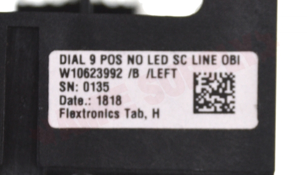 Photo 14 of W10770413 : Whirlpool Microwave Electronic Control Board