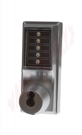 Photo 1 of 1021S-26D-41 : KABA Simplex Mechanical Pushbutton Lock, With Key Override, Satin Chrome, 26D