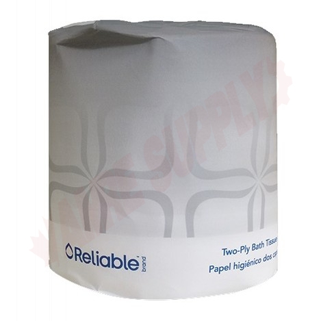 Photo 2 of 102144 : Reliable Brand Conventional Toilet Tissue, 2 Ply, 500 Sheets, 48 Rolls/Case