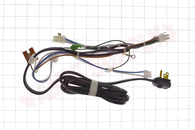 Photo 6 of WPW10234024 : Whirlpool WPW10234024 Refrigerator Power Cord & Wire Harness