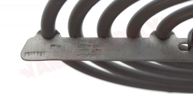Photo 5 of WPW10345410 : Whirlpool Range Coil Surface Element, Pigtail Ends, 8