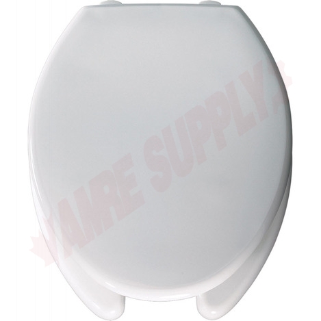 Photo 1 of 2L2150T-000 : Bemis Medic-Aid Toilet Seat, Elongated, Open Front, White, with Cover 