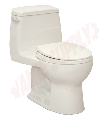 Photo 1 of MS853113#01 : Toto Ultimate One-Piece Round Toilet, Cotton White, with Seat