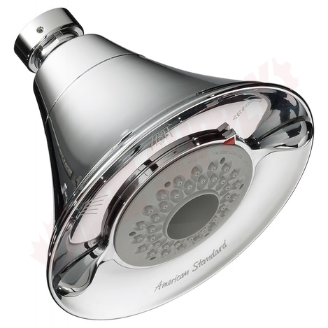 Photo 1 of 1660718.002 : American Standard FloWise Showerhead, 3-Function, Chrome